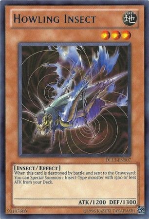 Howling Insect DL13 EN007 Rare Yu Gi Oh Promo Cards Howling Insect DL13 EN007 Rare Yu Gi Oh Promo Cards