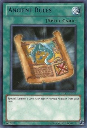 Ancient Rules DL13 EN016 Rare Yu Gi Oh Promo Cards Ancient Rules DL13 EN016 Rare Yu Gi Oh Promo Cards