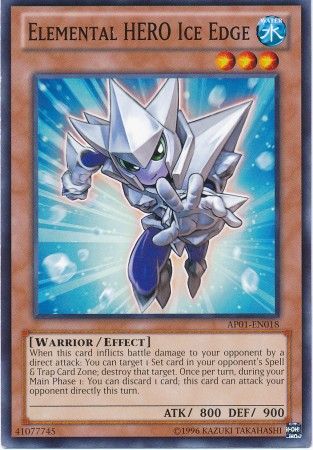 Elemental Hero Ice Edge AP01 EN018 Common Elemental Hero Ice Edge AP01 EN018 Common