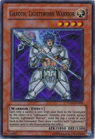 Garoth Lightsworn Warrior TU01 EN002 Super Rare Garoth Lightsworn Warrior TU01 EN002 Super Rare