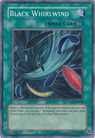 Black Whirlwind TU01 EN005 Super Rare Black Whirlwind TU01 EN005 Super Rare