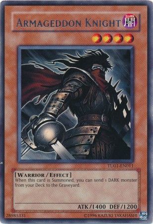Armageddon Knight TU01 EN011 Rare Armageddon Knight TU01 EN011 Rare