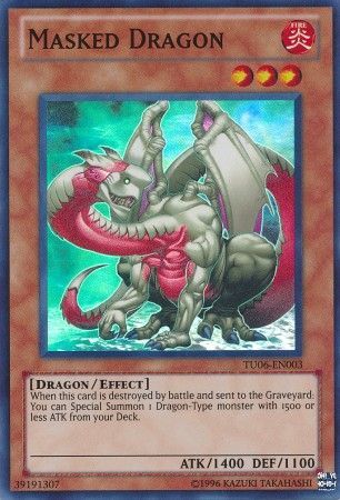 Masked Dragon TU06 EN003 Super Rare Turbo Pack 6 TU06 Masked Dragon TU06 EN003 Super Rare Turbo Pack 6 TU06