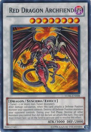 Red Dragon Archfiend TU06 EN008 Rare Red Dragon Archfiend TU06 EN008 Rare