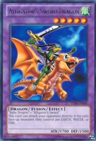 Alligator s Sword Dragon TU08 EN008 Rare Alligator s Sword Dragon TU08 EN008 Rare