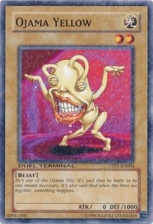 Ojama Yellow DTP1 EN004 Normal Parallel Rare Ojama Yellow DTP1 EN004 Normal Parallel Rare