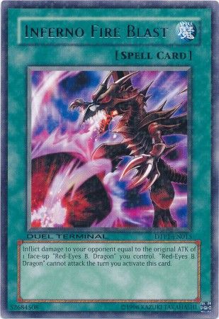 Inferno Fire Blast DTP1 EN015 Rare Parallel Rare Inferno Fire Blast DTP1 EN015 Rare Parallel Rare