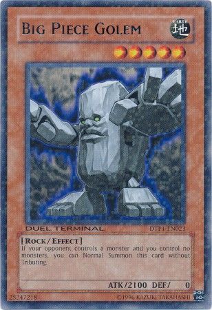 Big Piece Golem DTP1 EN023 Rare Parallel Rare Big Piece Golem DTP1 EN023 Rare Parallel Rare