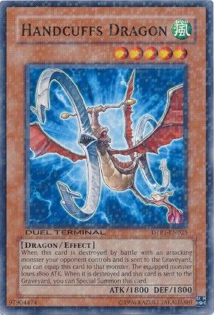 Handcuffs Dragon DTP1 EN025 Normal Parallel Rare Duel Terminal Preview DTP1 Handcuffs Dragon DTP1 EN025 Normal Parallel Rare Duel Terminal Preview DTP1