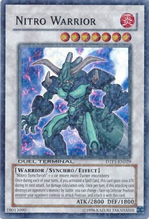 Nitro Warrior DTP1 EN029 Super Parallel Rare Nitro Warrior DTP1 EN029 Super Parallel Rare