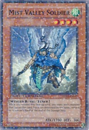 Mist Valley Soldier DT01 EN015 Normal Parallel Rare Mist Valley Soldier DT01 EN015 Normal Parallel Rare