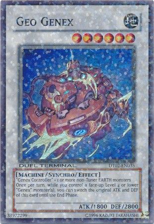 Geo Genex DT02 EN035 Super Parallel Rare Geo Genex DT02 EN035 Super Parallel Rare