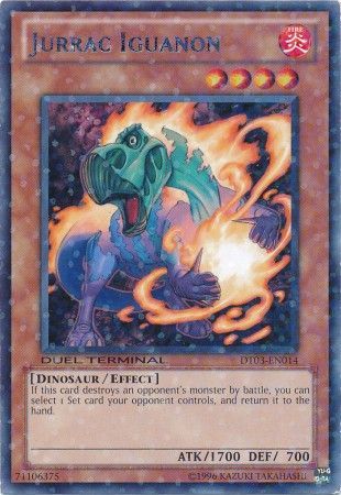 Jurrac Iguanon DT03 EN014 Rare Parallel Rare Duel Terminal 3 DT03 Jurrac Iguanon DT03 EN014 Rare Parallel Rare Duel Terminal 3 DT03