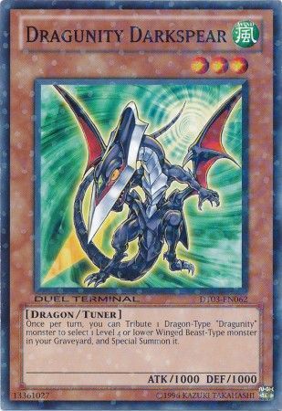 Dragunity Darkspear DT03 EN062 Normal Parallel Rare Dragunity Darkspear DT03 EN062 Normal Parallel Rare