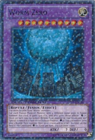 Worm Zero DT03 EN084 Super Parallel Rare Worm Zero DT03 EN084 Super Parallel Rare