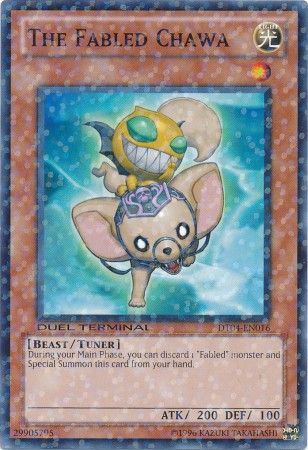 The Fabled Chawa DT04 EN016 Normal Parallel Rare Duel Terminal 4 DT04 The Fabled Chawa DT04 EN016 Normal Parallel Rare Duel Terminal 4 DT04