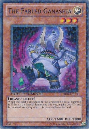 The Fabled Ganashia DT04 EN019 Normal Parallel Rare Duel Terminal 4 DT04 The Fabled Ganashia DT04 EN019 Normal Parallel Rare Duel Terminal 4 DT04