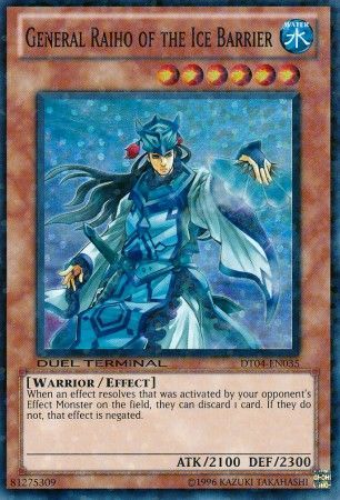 General Raiho of the Ice Barrier DT04 EN035 General Raiho of the Ice Barrier DT04 EN035