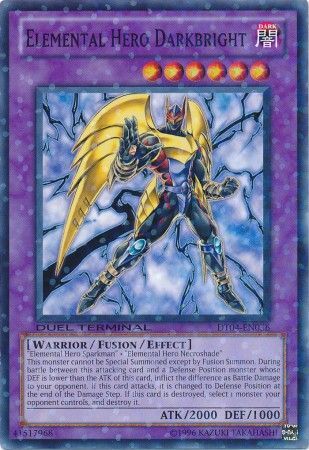 Elemental Hero Darkbright DT04 EN036 Normal Parallel Rare Duel Terminal 4 DT04 Elemental Hero Darkbright DT04 EN036 Normal Parallel Rare Duel Terminal 4 DT04
