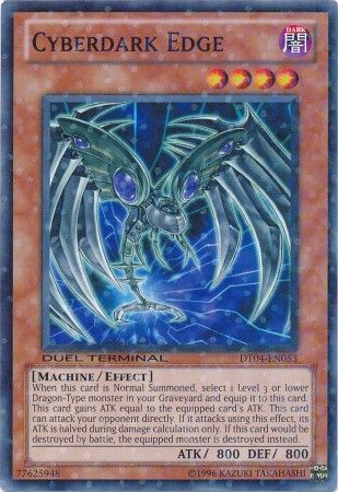 Cyberdark Edge DT04 EN053 Normal Parallel Rare Duel Terminal 4 DT04 Cyberdark Edge DT04 EN053 Normal Parallel Rare Duel Terminal 4 DT04