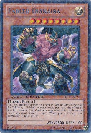 Fabled Dianaira DT04 EN073 Rare Parallel Rare Duel Terminal 4 DT04 Fabled Dianaira DT04 EN073 Rare Parallel Rare Duel Terminal 4 DT04