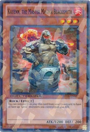 Kayenn the Master Magma Blacksmith DT05 EN027 Duel Terminal 5 DT05 Kayenn the Master Magma Blacksmith DT05 EN027 Duel Terminal 5 DT05