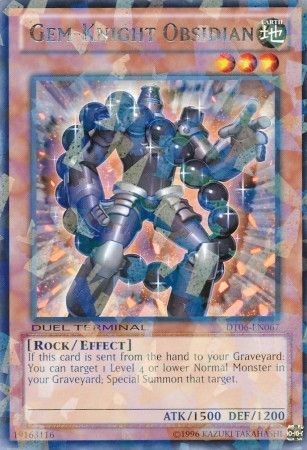 Gem Knight Obsidian DT06 EN067 Gem Knight Obsidian DT06 EN067