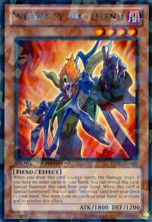 Infernity Archfiend DT07 EN060 Normal Parallel Rare Infernity Archfiend DT07 EN060 Normal Parallel Rare