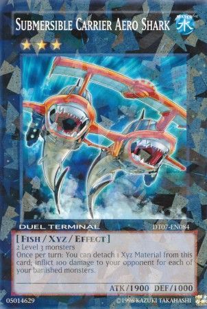 Submersible Carrier Aero Shark DT07 EN084 Normal Parallel Rare Submersible Carrier Aero Shark DT07 EN084 Normal Parallel Rare