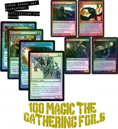 100 Random Magic the Gathering Foils MTG Magic The Gathering Lots Bundles 100 Random Magic the Gathering Foils MTG Magic The Gathering Lots Bundles