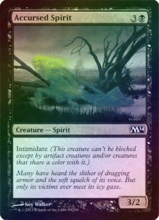 Accursed Spirit Foil Magic 2014 M14 Foil Singles Accursed Spirit Foil Magic 2014 M14 Foil Singles