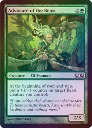 Advocate of the Beast Foil Magic 2014 M14 Foil Singles Advocate of the Beast Foil Magic 2014 M14 Foil Singles
