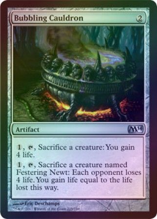 Bubbling Cauldron Foil Magic 2014 M14 Foil Singles Bubbling Cauldron Foil Magic 2014 M14 Foil Singles