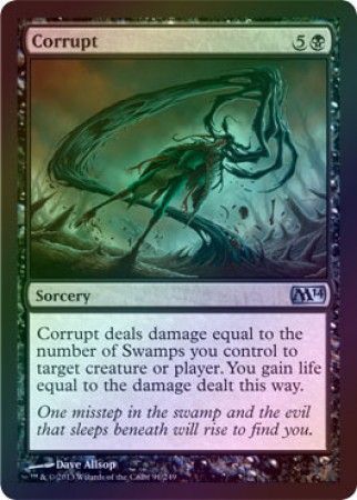Corrupt Foil Magic 2014 M14 Foil Singles Corrupt Foil Magic 2014 M14 Foil Singles