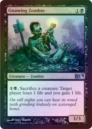 Gnawing Zombie Foil Gnawing Zombie Foil