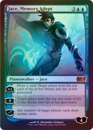 Jace Memory Adept Foil Magic 2014 M14 Foil Singles Jace Memory Adept Foil Magic 2014 M14 Foil Singles