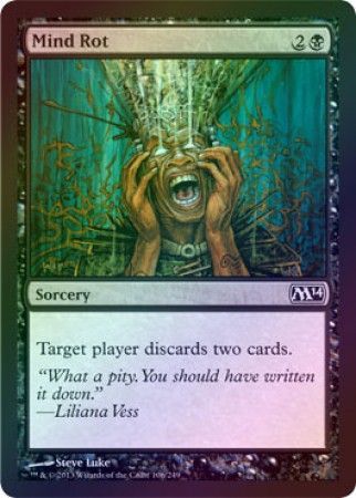 Mind Rot Foil Magic 2014 M14 Foil Singles Mind Rot Foil Magic 2014 M14 Foil Singles