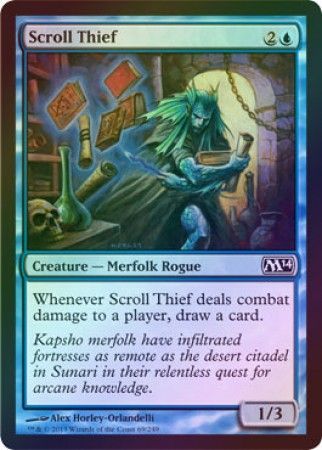 Scroll Thief Foil Magic 2014 M14 Foil Singles Scroll Thief Foil Magic 2014 M14 Foil Singles