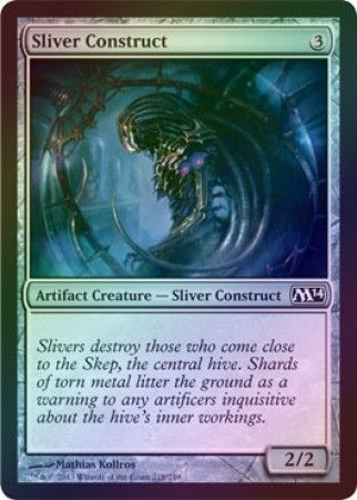 Sliver Construct Foil Magic 2014 M14 Foil Singles Sliver Construct Foil Magic 2014 M14 Foil Singles