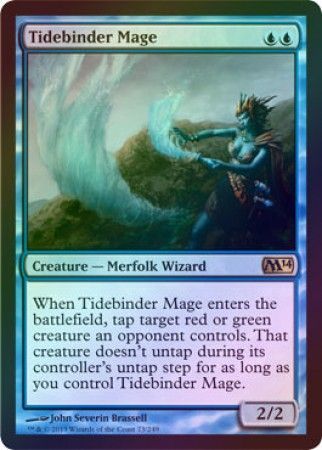 Tidebinder Mage Foil Magic 2014 M14 Foil Singles Tidebinder Mage Foil Magic 2014 M14 Foil Singles