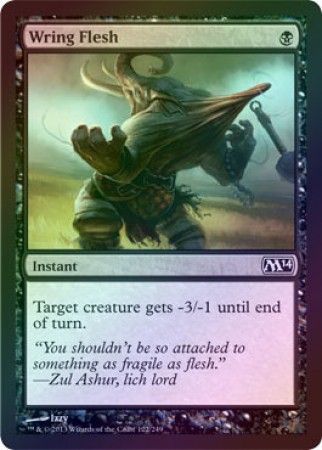 Wring Flesh Foil Magic 2014 M14 Foil Singles Wring Flesh Foil Magic 2014 M14 Foil Singles