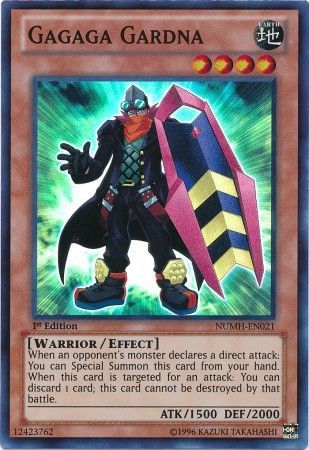Gagaga Gardna NUMH EN021 Super Rare 1st Edition Number Hunters 1st Edition Singles Gagaga Gardna NUMH EN021 Super Rare 1st Edition Number Hunters 1st Edition Singles