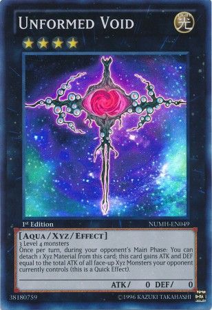 Unformed Void NUMH EN049 Super Rare 1st Edition Unformed Void NUMH EN049 Super Rare 1st Edition