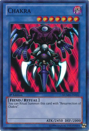 Chakra NUMH EN052 Super Rare 1st Edition Chakra NUMH EN052 Super Rare 1st Edition