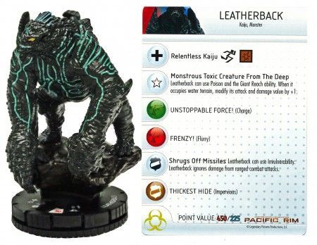 Leatherback 010 Pacific Rim Heroclix Other Pacific Rim Leatherback 010 Pacific Rim Heroclix Other Pacific Rim