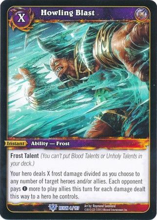 Howling Blast 4 197 Rare WOW Reign of Fire Howling Blast 4 197 Rare WOW Reign of Fire