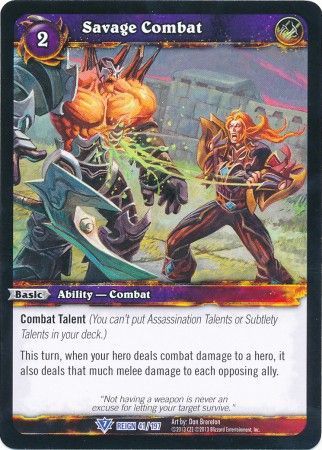 Savage Combat 41 197 Rare WOW Reign of Fire Savage Combat 41 197 Rare WOW Reign of Fire