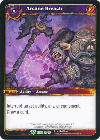 Arcane Breach 21 197 Uncommon WOW Reign of Fire Arcane Breach 21 197 Uncommon WOW Reign of Fire