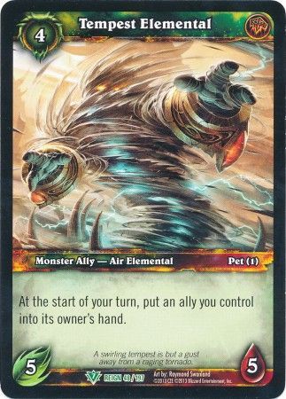 Tempest Elemental 48 197 Uncommon WOW Reign of Fire Tempest Elemental 48 197 Uncommon WOW Reign of Fire