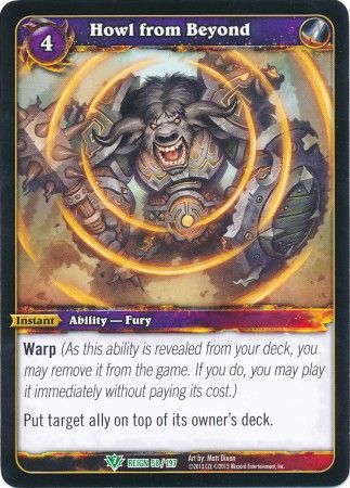 Howl from Beyond 58 197 Common WOW Reign of Fire Howl from Beyond 58 197 Common WOW Reign of Fire